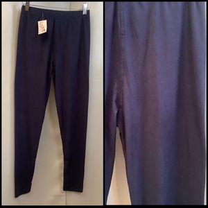 Leggings Women’s Size 2-10 Elastic Waistband Navy